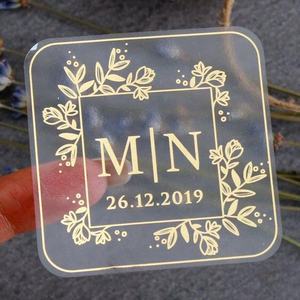 Étiquettes personnalisées imprimées avec logo, dorure à chaud, en vinyle, adhésives, imperméables, pour emballage alimentaire et bouteilles, impression d'étiquettes - Product Image 4