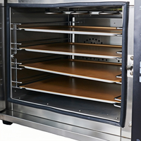 Four à convection électrique industriel élégant pour cuisine commerciale, 5 plateaux, 60L, en acier inoxydable, pour boulangerie