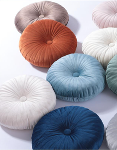 Petit coussin de citrouille en velours fait main Coussin de <span class=keywords><strong>chaise</strong></span> rond tricoté personnalisé au prix d'usine - Product Image 3