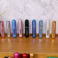 Vente en gros Parfum Vaporisateur 5ML Remplissage Portable Recyclable Parfum Bouteille Remplissage Multi Couleurs Logo Privé Vaporisateur