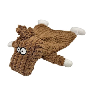 Durable Squeaky Interactive Dog Chew Toy Fox Elephant Crocodile Animal Shape Ringing Paper <b>Plush</b> Toy for Pet <b>Cats</b> and Dogs - Product Image 2