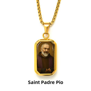 Colgante de Estilo Religioso San Padre Pío de GIVELUCK - Product Image 2