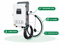 Chargeur mural rapide certifié CE Ocpp 30 kW, Wallbox, CCS pour véhicules électriques, station de recharge EV, chargeur EV 22 kW