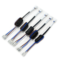 Kustom Pabrik JST VH3.96 2/4Pin pemasangan kabel Ferrite Core UL1007 PVC Female Spade kawat Terminal untuk aplikasi elektronik
