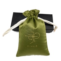 Sacs en satin personnalisés avec cordon de serrage, pochettes anti-poussière douces et réutilisables, emballage imprimé en sérigraphie pour chapeaux, chaussures, sacs à main, perruques