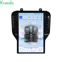 Autoradio Android Krando 14,5 pouces style Tesla pour Ford Mustang 2015 - 2021, lecteur multimédia de voiture, CarPlay sans fil, 128 Go