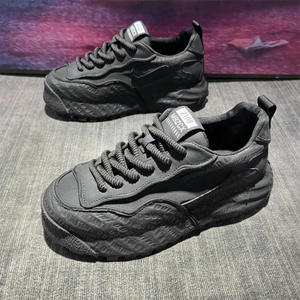 Zapatos Clásicos Triple Negro para Hombre, Impermeables, Transpirables, con Soporte de Arco, Cuero PU, Resistentes al Desgaste, Suela de Goma Antideslizante, Zapatos para Exteriores - Product Image 2