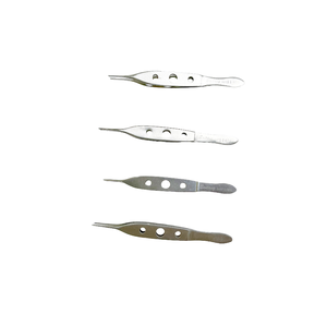 Baitang pinset tiga lubang kualitas tinggi baja tahan karat kelas medis untuk ujung serat kelopak mata bedah - Product Image 1