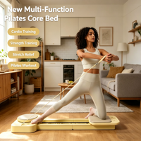 Plateforme de Pilates portable multifonctionnelle pour le yoga et le fitness, entraînement du tronc, machine de Pilates pliable pour la maison