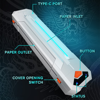 Impresora de Plantillas para Tatuajes de Acero Inoxidable EZ, Inalámbrica, con Batería, Mini Copiadora Térmica, Impresora de Transferencia