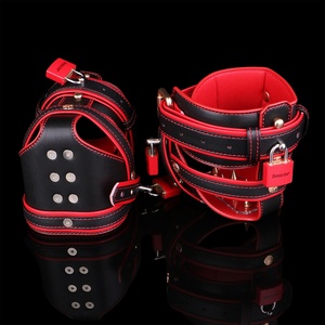 Reposapiés de Cuero Remachado con 3 Estilos de Clavos, Kit BDSM para Parejas, Coqueteo BDSM, Zapatos de Cuero Ajustables, Juguetes Fetichistas para Adultos - Product Image 4