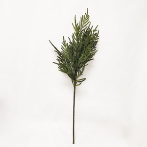 108CM de alta calidad Artificial PE grande solo HOJA DE Norfolk verde <span class=keywords><strong>Araucaria</strong></span> para decoración de Navidad Rama de cedro Artificial - Product Image 6