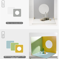 YEAH 40x40cm Double face mur trou Studio toile de fond nourriture bijoux produits tir photographie Photo fond conseil