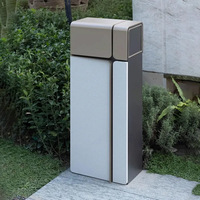 Boîte aux lettres extérieure personnalisable en acier inoxydable avec revêtement en poudre pour colis et lettres à domicile