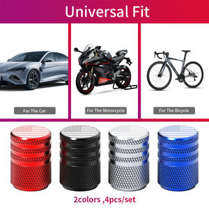 Tapas de Válvulas de Neumáticos de Aleación de Aluminio Personalizadas OEM, Logotipo Grabado con Láser, Tapón de Boquilla de Aire Universal, Estado: Nuevo - Product Image 2