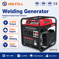 Generator Las Inverter Portabel 4.2kW 236cc 4-Tak Frekuensi Tinggi 50Hz 230V untuk Pengelasan Busur Manual Konstruksi Langsung dari Pabrik