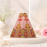 Boîte d'emballage de chocolat personnalisée irrégulière Brothersbox Odm, boîte cadeau unique en forme de pyramide avec plusieurs étages