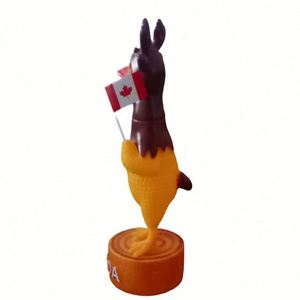 Juguete de PVC de rebote lento con forma de alce divertido, con música de gallina Lala, para descompresión creativa y alivio del estrés, para todas las edades. - Product Image 2