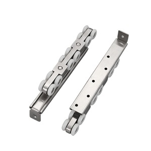 Hiện đại bền thép không gỉ cửa trượt phần cứng với các thành phần bằng gỗ cho nhà để xe và khách sạn sử dụng 2 năm bảo hành - Product Image 1