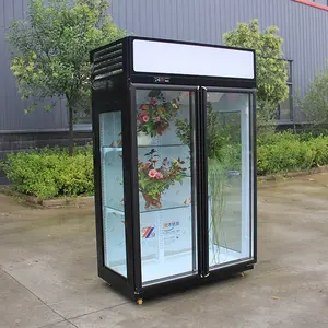 Factory price fresh flower fridge display cooler refrigerated showcase for flower