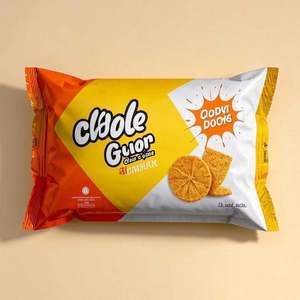 Custom <b>Printed</b> Vibrant Geometric <b>Design</b> Anti-Crush Inflated Chips <b>Packaging</b> Potato Chips Pouch Bulk Party Pet Food Chewing Sushi - Product Image 4