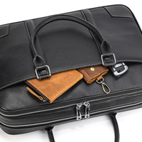 Sac à main en cuir véritable souple pour homme, sac bandoulière, sac de travail pour documents, sac à bandoulière pour usage quotidien, grande capacité