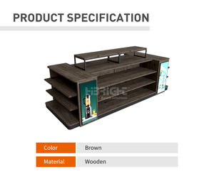 Exhibidor Eléctrico Ecológico Moderno de Madera y Acero Inoxidable para Tiendas de Conveniencia - Highbright HBE-SR-WX002 - Product Image 6