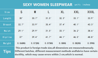 Lingerie Sexy en Satin et dentelle pour femmes, ensemble de vêtements de nuit en soie avec col en v profond et lisse