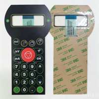 Waterproof IP65 Protection Matte Membrane Overlay Custom Printed FPC Membrane Switch Hot Embossed Metal Dome for Keyboard