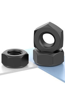 Metric chủ đề Hex Nut <span class=keywords><strong>cap</strong></span> Carbon thép Oxit Đen kết thúc ngành công nghiệp nặng sử dụng - Product Image 2