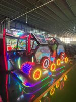 Machine de jeu de course automobile d'arcade à monnayeur, simulateur d'amusement intérieur