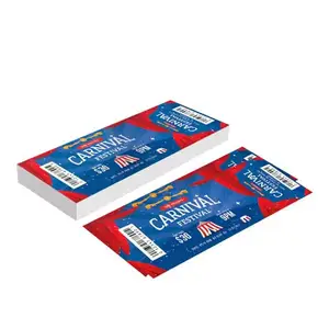 Billete de vuelo internacional de Lucky Roll <span class=keywords><strong>Draw</strong></span> con diseño personalizado de Fabricante Mayorista - Product Image 1