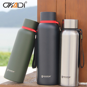 Tùy chỉnh đôi tường thép không gỉ chân không cách nhiệt chai nước, Phích chân không <span class=keywords><strong>Flask</strong></span> cho nước - Product Image 3