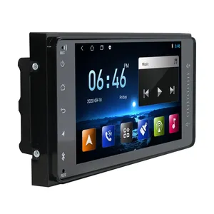 flat slim body 2din car stereo autoestereo autoradio android 2 din DVD player for TOYOTA Camry without DVD