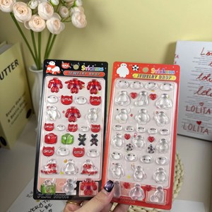 Autocollants Premium en Résine <span class=keywords><strong>3D</strong></span> Effet Cristal Personnages de Dessins Animés Bijoux en Relief Brillant pour Décoration de Coque de Téléphone DIY - Product Image 1