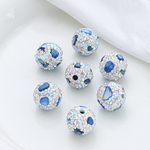 Perle di Cristallo Selina Rotonde con Beryl, Strass Sciolti da 16mm con Foro Passante per Creazione di Catene per Telefoni, Portachiavi e Gioielli - Product Image 3
