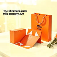 Boîte cadeau pour vêtements et chaussures, emballage de luxe, logo doré, carton rouge, extra large, pliable, magnétique, boîte à bottes personnalisée avec poignée