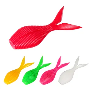 Kunden spezifisches Logo & Verpackung 8cm 7,2g künstlicher Fisch fänger Bionic Bream TPR Weich plastik köder, TPR Fishing Soft Lure