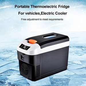 Refrigerador de Coche de 10L, Mini Nevera para Vehículo y Hogar, Uso en Dormitorios y Camiones, Control de Temperatura Frío y Caliente, Pantalla Digital - Product Image 3