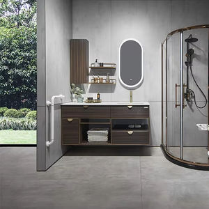 Ensemble de meuble-lavabo flottant de luxe moderne pour appartements et hôtels - Product Image 1