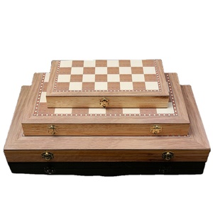 Bộ cờ vua bằng gỗ 3 trong 1 cho người lớn và trẻ em cờ vua cờ vua gấp Bộ cờ vua quốc tế du lịch cầm tay đồ chơi trò chơi trên bàn - Product Image 3