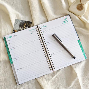 2024 planificador en espiral negro diarios personalizados mindfulness libro de trabajo Agenda profesional libro ocupado Oficina de Impresión 365 - Product Image 2