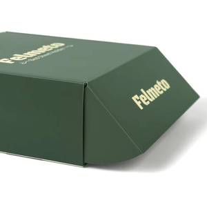 Custom printed dark green corrugated cardboard mailing <b>boxes</b> with a gold logo, designed for packaging household <b>bedding</b> products - Product Image 1