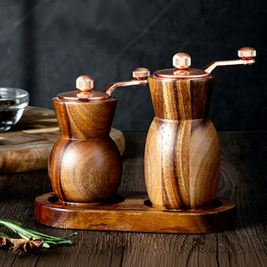 <span class=keywords><strong>Moulin</strong></span> à <span class=keywords><strong>poivre</strong></span> manuel écologique en bois d'acacia Jiuxin Creative Vase pour <span class=keywords><strong>poivre</strong></span> noir, <span class=keywords><strong>poivre</strong></span> du Sichuan, sel rose – Bouteille de broyage occidentale - Product Image 1