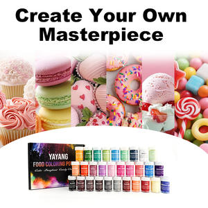 ผงสีอาหารที่ละลายในไขมันที่มีสีสันเกรดอาหารที่ละลายน้ำได้30สีสำหรับการอบช็อกโกแลต - Product Image 5