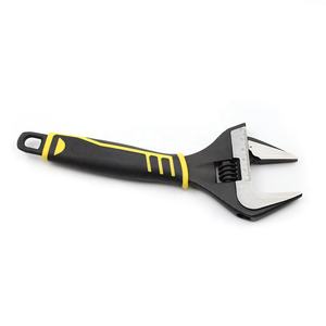 Многофункциональный большой открытый ключ OEM из углеродистой стали 150-300 мм регулируемый ключ с точной шкалой и мягкой ручкой TPR - Product Image 4