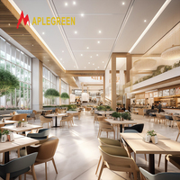 Ensemble de table à manger en bois massif moderne pour 4, 6 ou 8 personnes, mobilier de restaurant pour hôtel et café