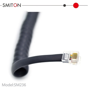 Cordon téléphonique spiralé RJ12, câble de rallonge en spirale, fil de connexion - Product Image 6