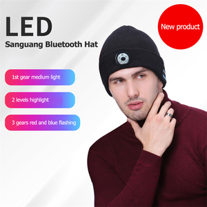 Gorro con logo personalizado, accesorio cómodo e inalámbrico con luz led nocturna para hacer deporte por <span class=keywords><strong>la</strong></span> <span class=keywords><strong>noche</strong></span> - Product Image 2