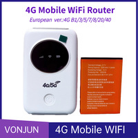 Routeur mobile 4G R603 avec batterie 3200 mAh, double SIM, 300 Mbps, WiFi portable E948